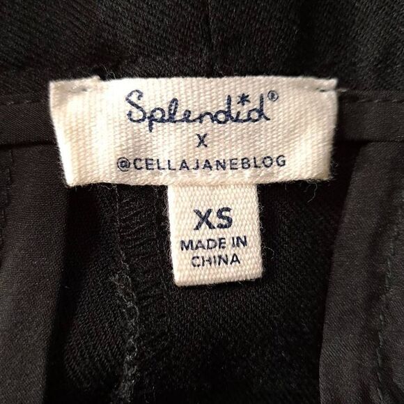Splendid High Waist Pants Trousers Black XSmall - Picture 3 of 7